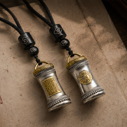 Taoist Fortune Stick Cylinder Pendant – Inspired Good Luck Charm