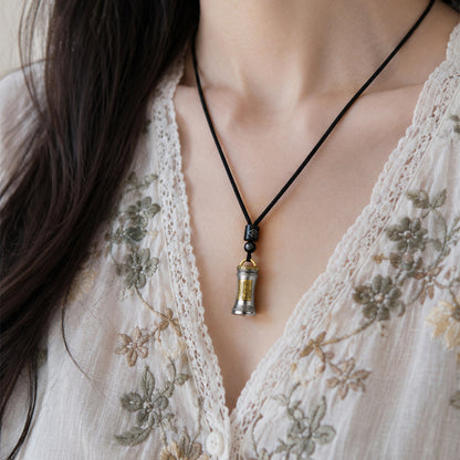 Taoist Fortune Stick Cylinder Pendant – Inspired Good Luck Charm