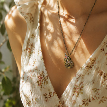 Taoist Gourd Bagua Necklace Pendant