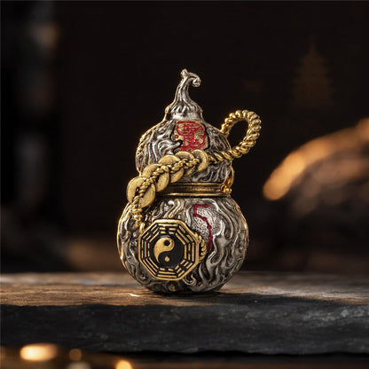 Taoist Gourd Bagua Necklace Pendant