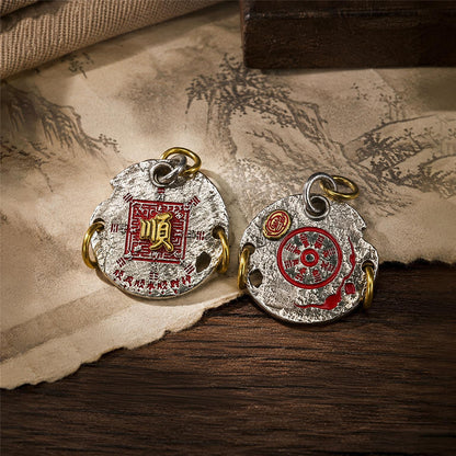 Taoist Seal Bagua Pendant Necklace | Chinese Taoist Jewelry