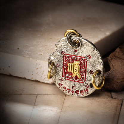 Taoist Seal Bagua Pendant Necklace | Chinese Taoist Jewelry