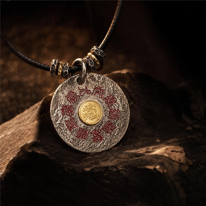 Collar con colgante de Taiji taoísta | Joyería Lei Zu Hui y Jiutian Yingyuan