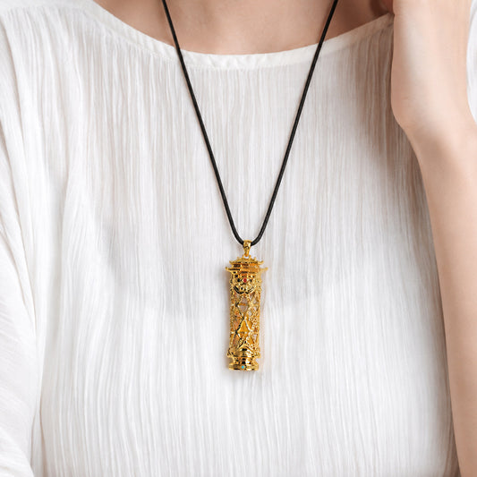 Taoist Wudang Five Elements Bottle Pendant Necklace