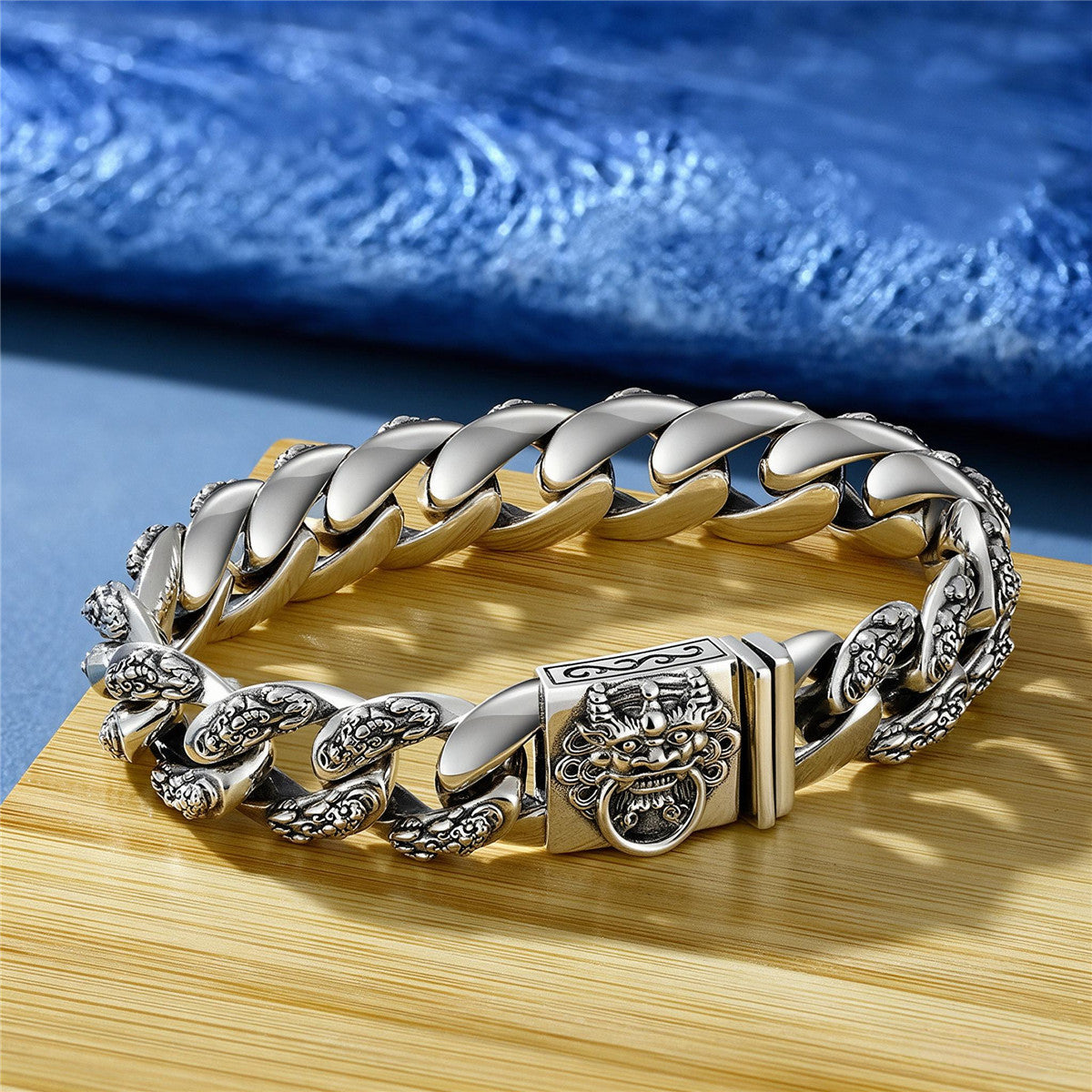 Pixiu Bracelet | Vintage Silver-Tone Chinese Pixiu Jewelry