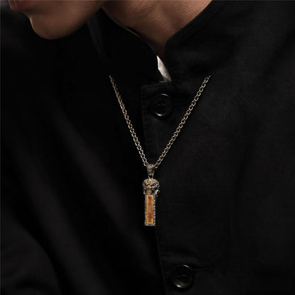 Vintage Pixiu Pendant | Chinese Feng Shui Wealth Charm
