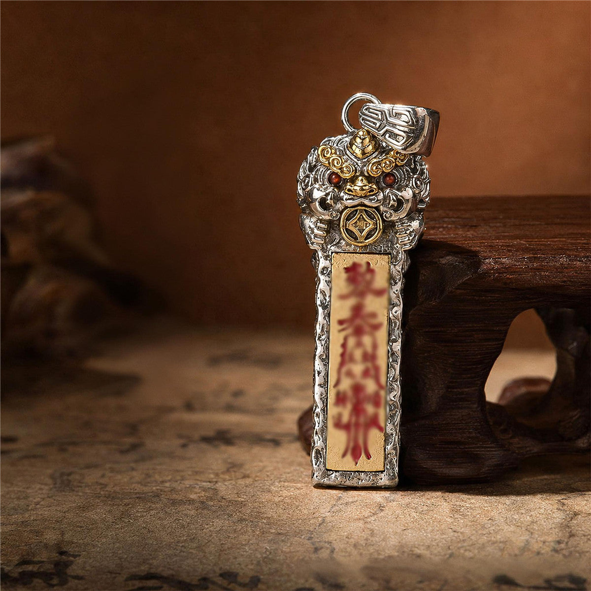 Vintage Pixiu Pendant | Chinese Feng Shui Wealth Charm