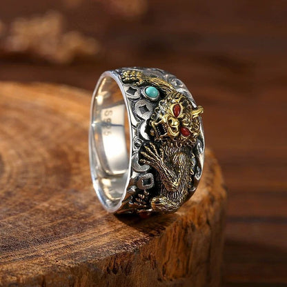 Vintage Pixiu Ring | Adjustable Feng Shui Ring