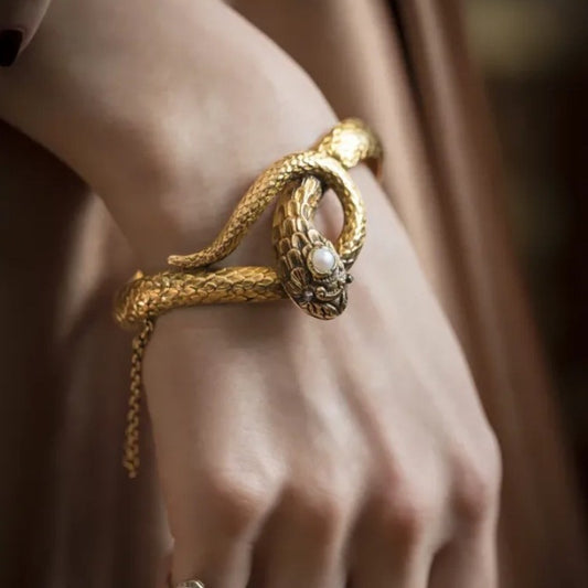 Vintage Snake Bracelet | Chinese Zodiac Snake Jewelry