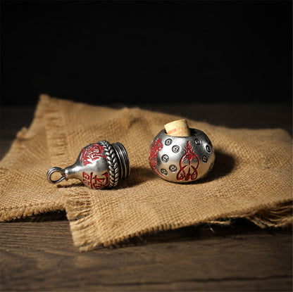 Wealth God Hulu Gourd Pendant | Chinese Fortune Charm