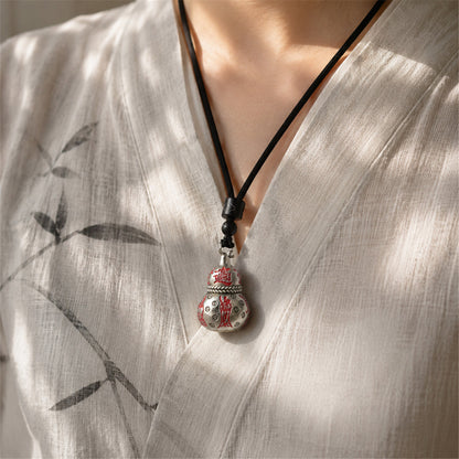 Wealth God Hulu Gourd Pendant | Chinese Fortune Charm