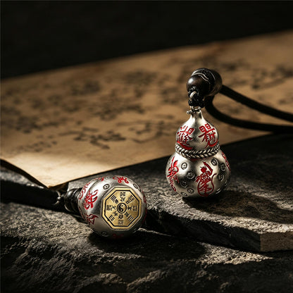 Wealth God Hulu Gourd Pendant | Chinese Fortune Charm