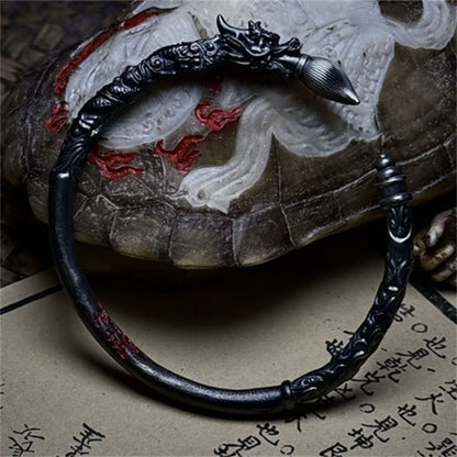 Vintage Chinese Wenchang Pen Cuff Bracelet