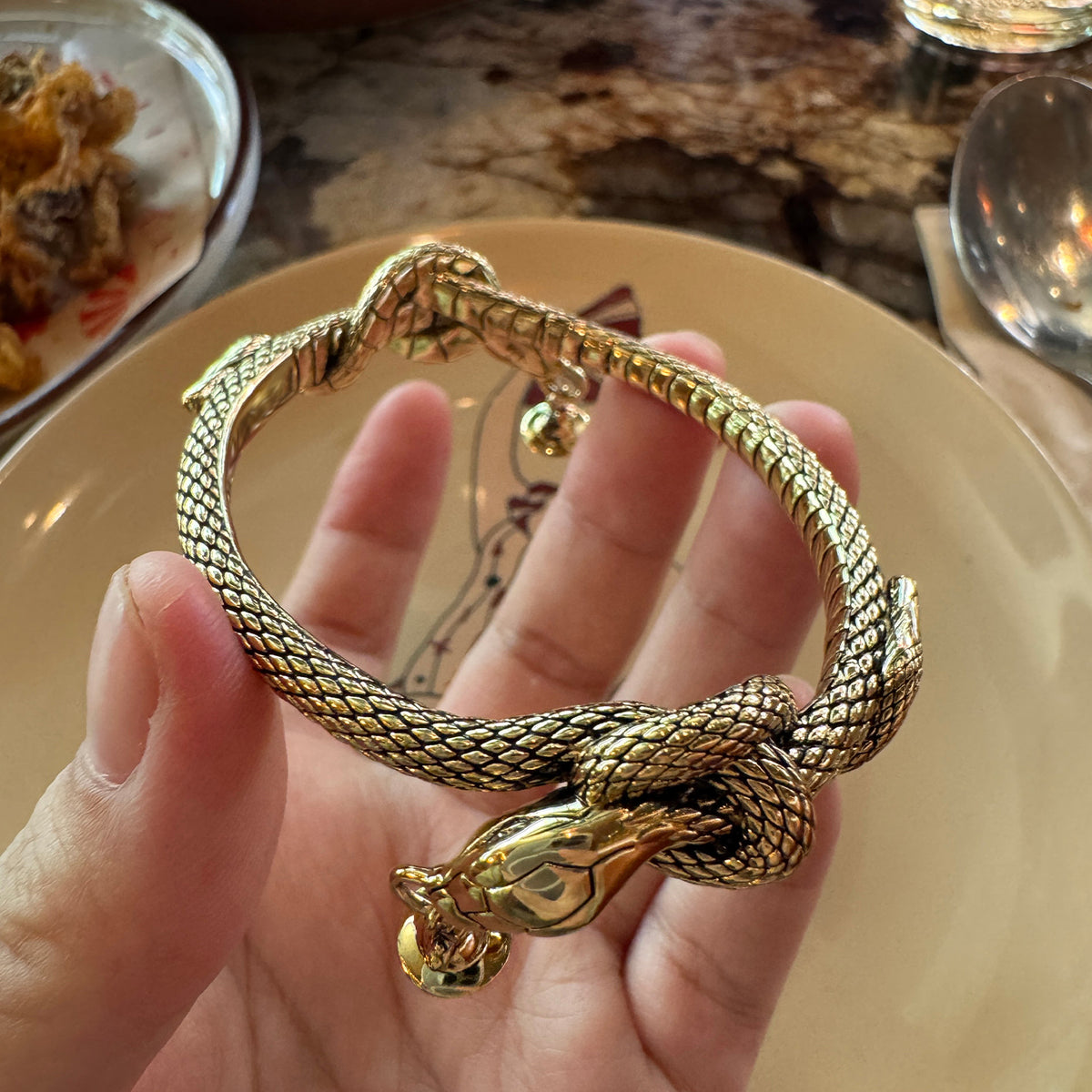 Year of the Snake Bangle | Chinese Zodiac Bracelet
