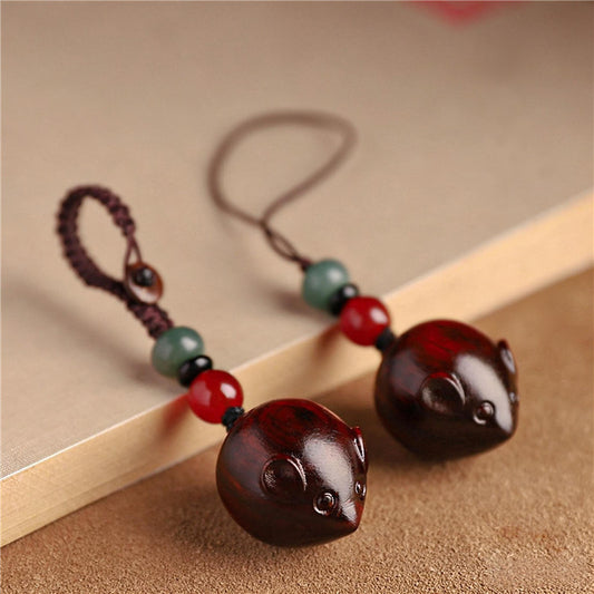 Chinese Zodiac Rat Keychain | Rosewood Lucky Charm