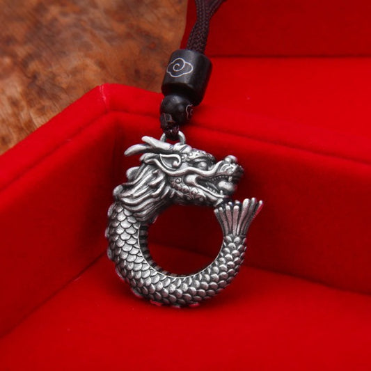 Zodiac Dragon Peace Buckle Pendant