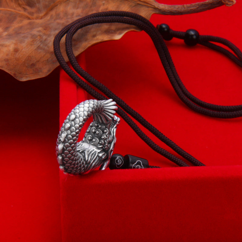 Zodiac Dragon Peace Buckle Pendant