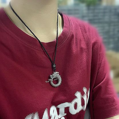 Zodiac Dragon Peace Buckle Pendant