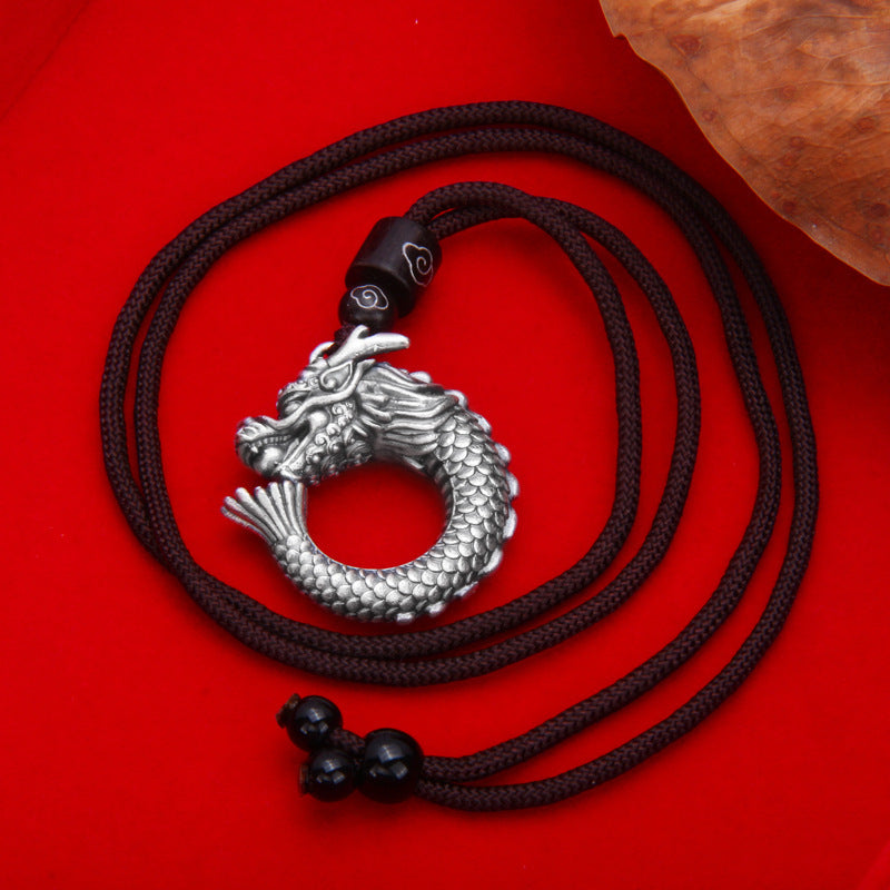 Zodiac Dragon Peace Buckle Pendant